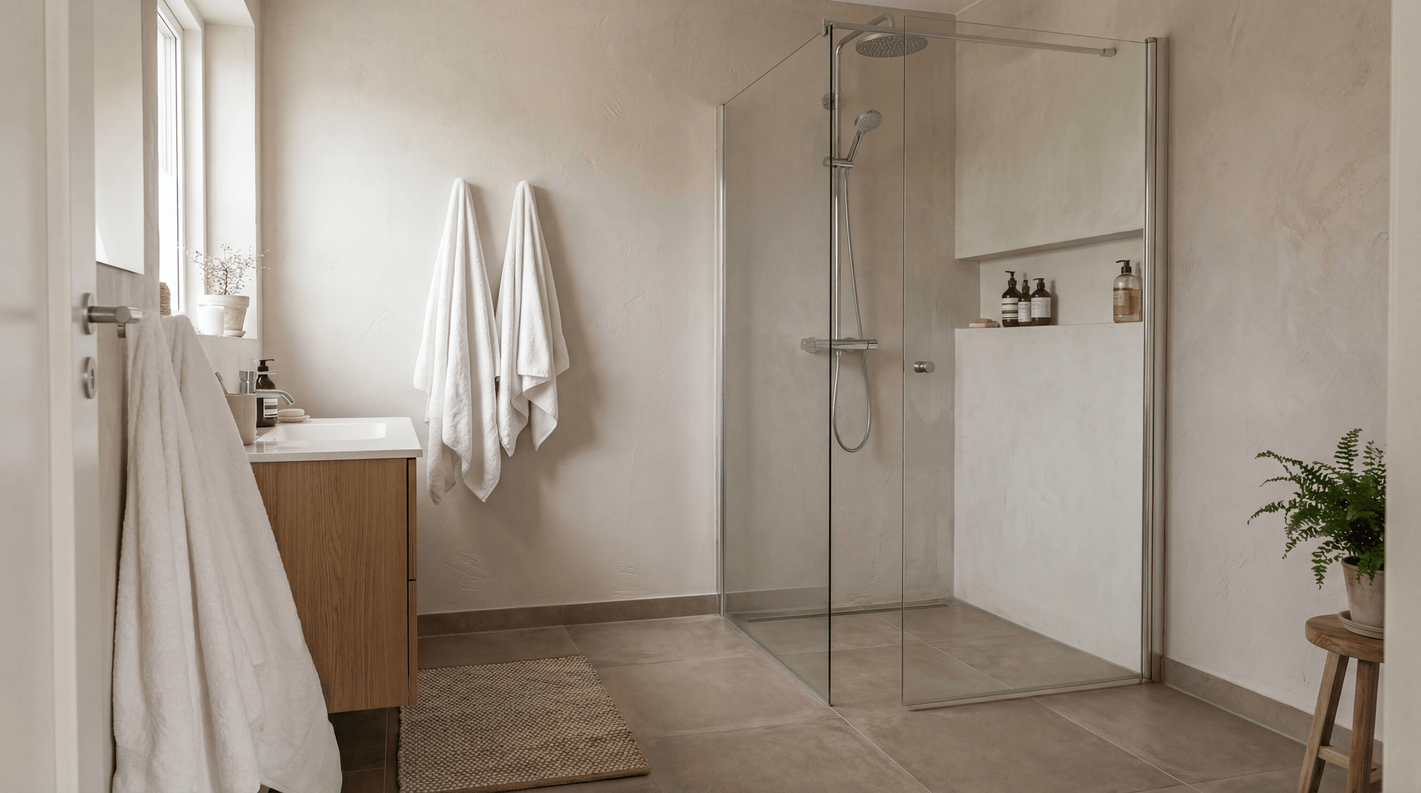 betonová stěrka do koupelny